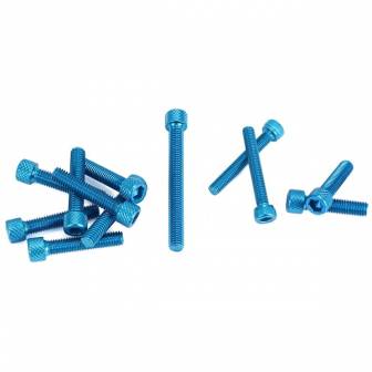 Kit Tornillería Tapa Embrague/Bomba Agua y Aceite AM6 Azul