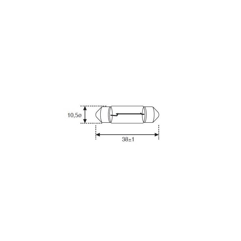 Lámpara Moto Amolux Plafonier 6v 5w Sv.5 157