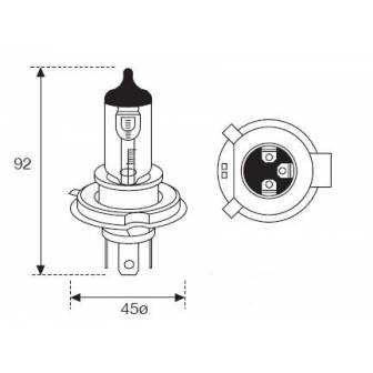 Lámpara Moto Amolux Hs1 12v 35/35w Px43t 793es