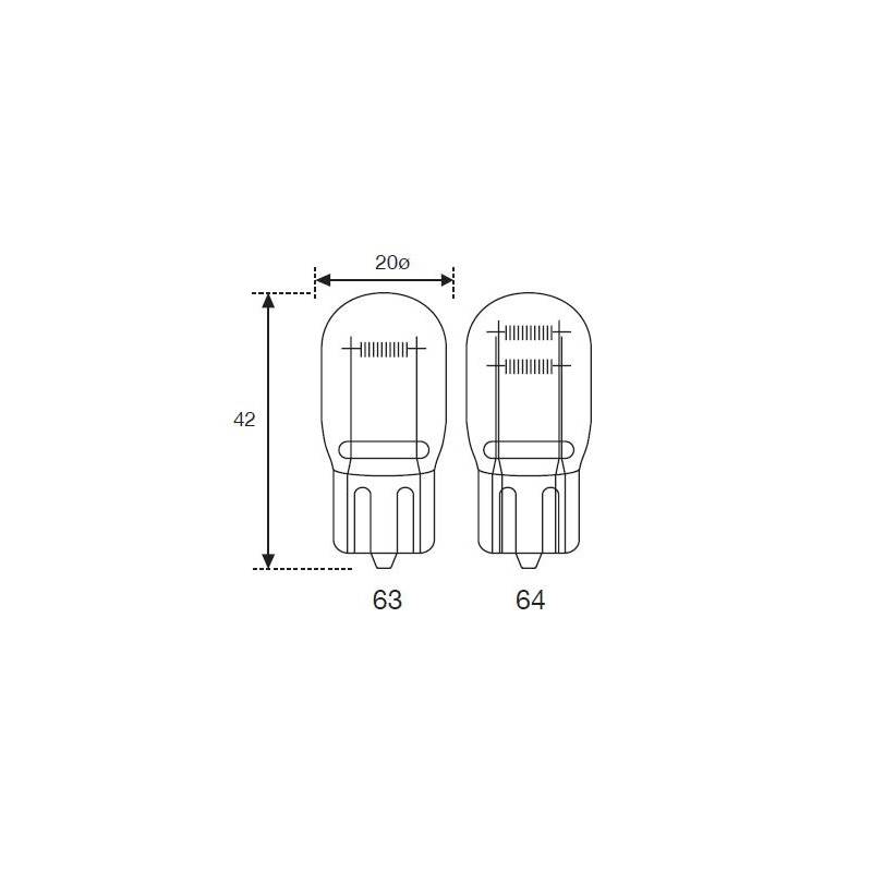 Lámpara Moto Amolux 12v 21/5w Cuna Ambar 64a