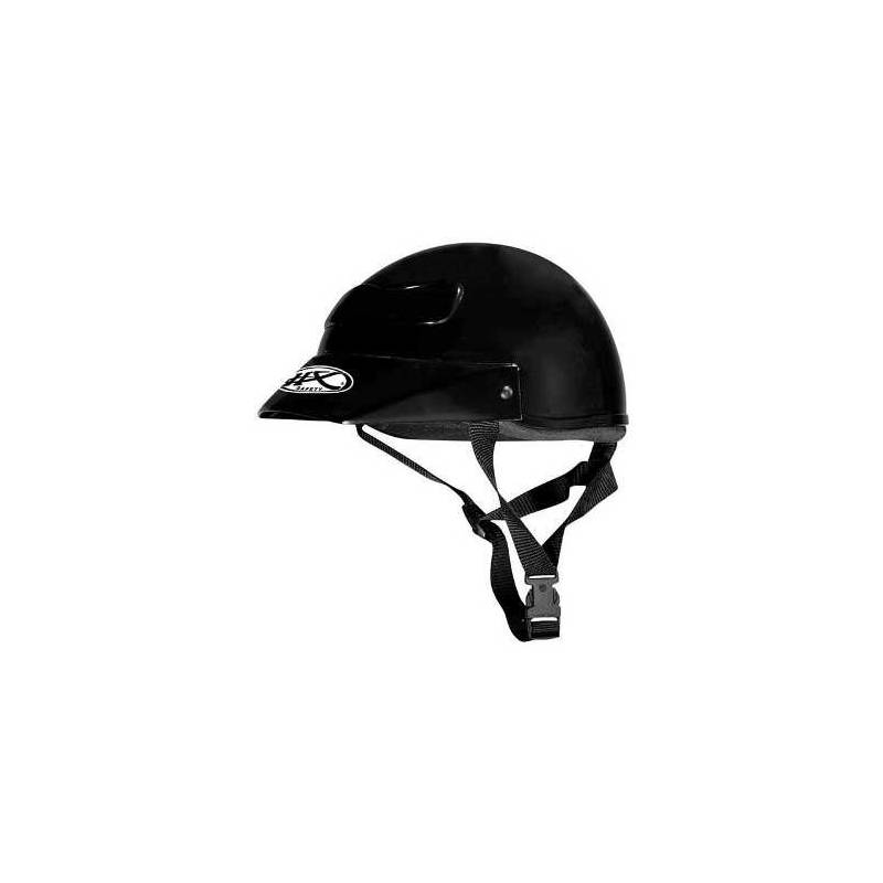 Casco ciclomotor negro modelo CRS