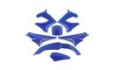 Kit Carenados TNT Derbi Senda 50 R/DRD/XTREME/XRACE 7PCS Color Azul