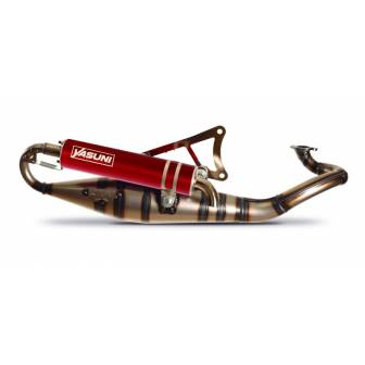 Escape Yasuni R-PRO TUB902-RPRO Minarelli Horizontal Rojo