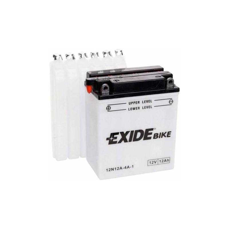 Batería EXIDE para moto modelo 12N12A-4A-1 12V 12Ah