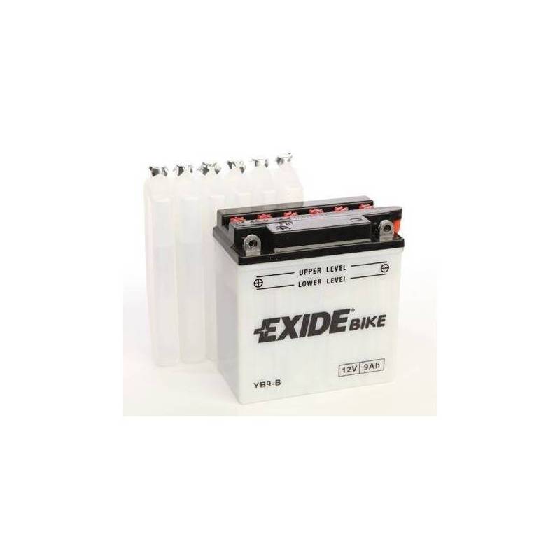 Batería EXIDE para moto modelo EB9-B 12V 9Ah