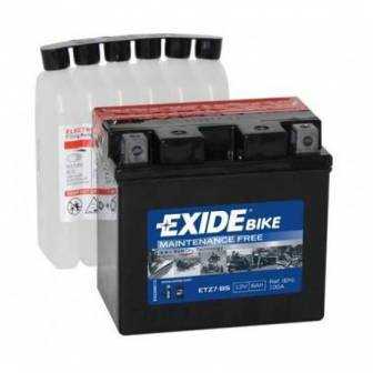 Batería EXIDE para moto modelo ETZ7BS 12V 6Ah