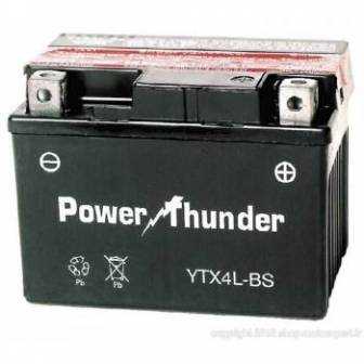 Batería moto POWER THUNDER YTX4L-BS