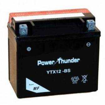 Batería moto POWER THUNDER YTX12-BS