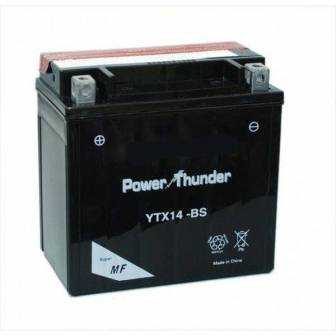 Batería moto POWER THUNDER YTX14-BS