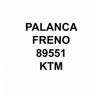 Palanca freno KTM gris 89551