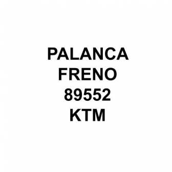 Palanca freno KTM gris 89552