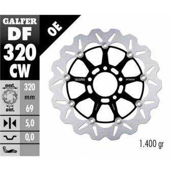 Disco Freno Wave Galfer Flotante 320x5mm Df320cw