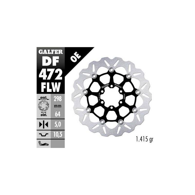 Disco Freno Wave Galfer Flotante 298x5mm Df472flw
