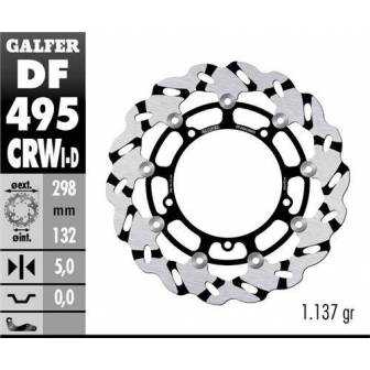 Disco Freno Wave Galfer Flotante Right 298x5mm Df495crwd