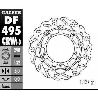 Disco Freno Wave Galfer Flotante Left 298x5mm Df495crwi