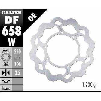 Disco Freno Wave Galfer Fijo 240x3,5mm Df658w