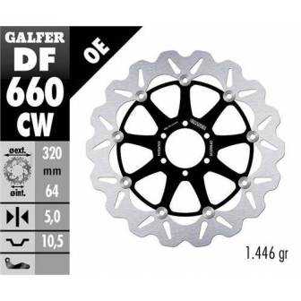 Disco Freno Wave Galfer Flotante 320x5mm Df660cw