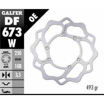 Disco Freno Wave Galfer Fijo 250x3,5mm Df673w