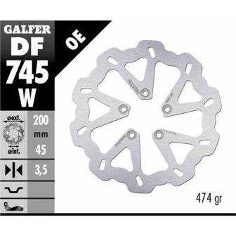 Disco Freno Wave Galfer Fijo 200x3,5mm Df745w