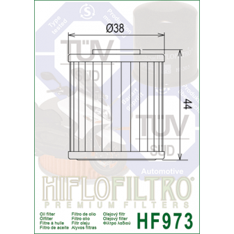Filtro Aceite Hiflofiltro HF973