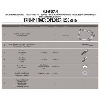 Fijacion Portamaletas Lateral Givi PL6408cam Triumph