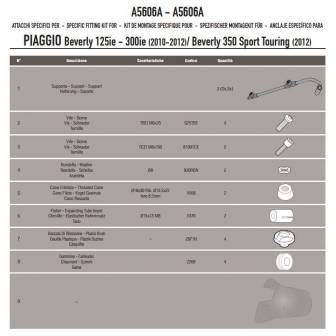 Kit Anclajes Givi Especifico Para 5606a