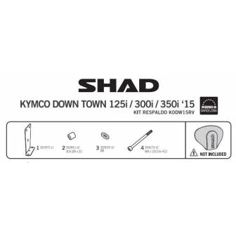 Fijacion respaldo SHAD KYMCO SUPER DINK 125-350 (16-17)