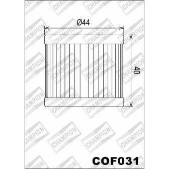 Filtro de aceite Champion COF031 (HF131)