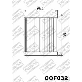 Filtro de aceite Champion COF032 (HF132)