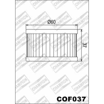 FILTRO DE ACEITE CHAMPION COF037