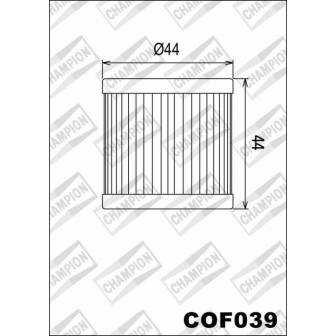 Filtro de aceite Champion COF039 (HF139)