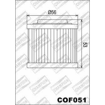 FILTRO DE ACEITE CHAMPION COF051