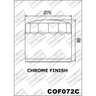 Filtro de aceite Champion COF072C (HF172C)