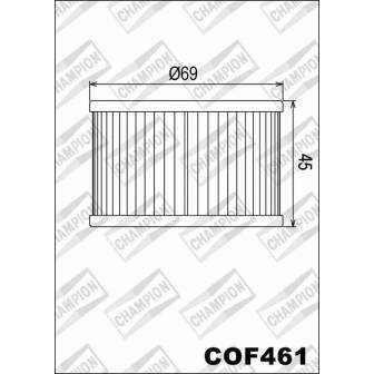 FILTRO DE ACEITE CHAMPION COF461