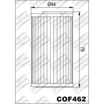 Filtro de aceite Champion COF462 (HF562)