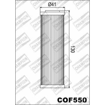 Filtro de aceite Champion COF550 (HF650)