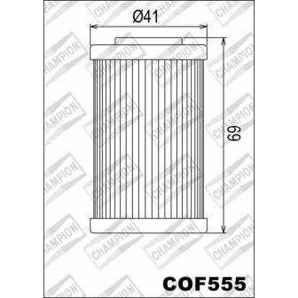 FILTRO DE ACEITE CHAMPION COF555