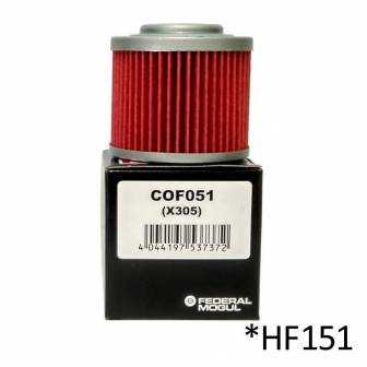 Filtro de aceite Champion COF051 (HF151)