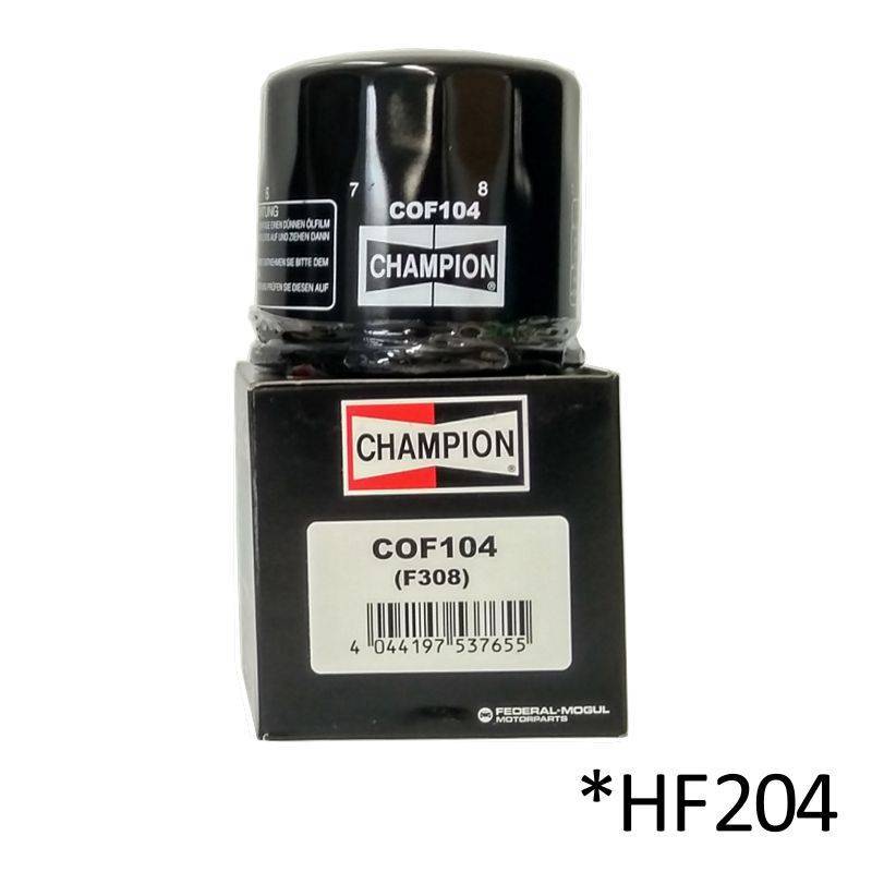 Filtro de aceite Champion COF104 (HF204)