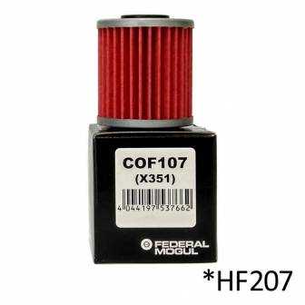 Filtro de aceite Champion COF107 (HF207)