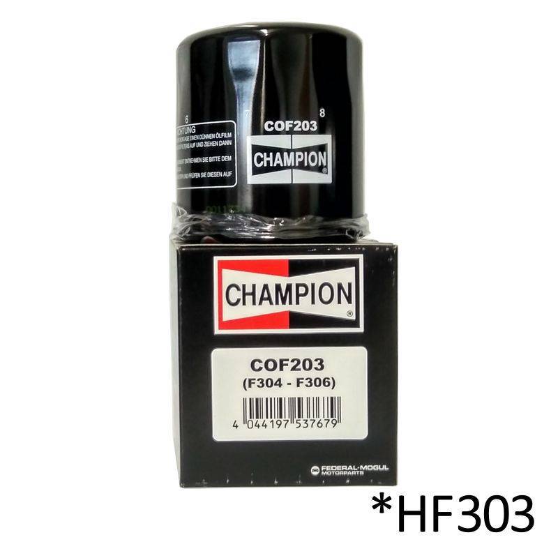 Filtro de aceite Champion COF203 (HF303)