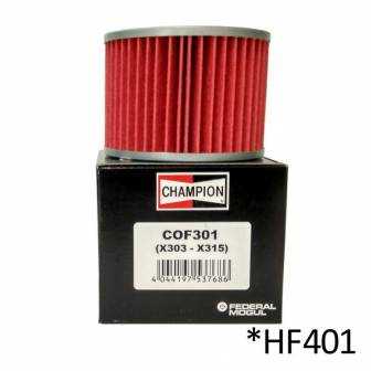 Filtro de aceite Champion COF301 (HF401)
