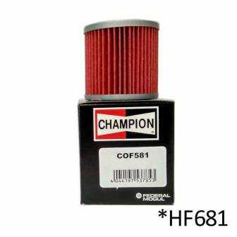 Filtro de aceite Champion COF581 (HF681)