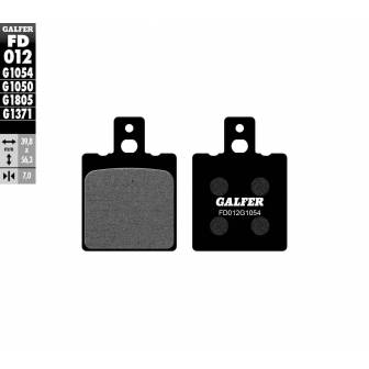 PASTILLAS FRENO GALFER FD012-G1054 (SEMI-METÁLICAS)