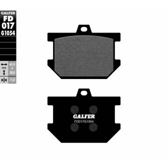 PASTILLAS FRENO GALFER FD017-G1054 (SEMI-METÁLICAS)
