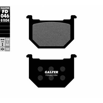 PASTILLAS FRENO GALFER FD046-G1054 (SEMI-METÁLICAS)
