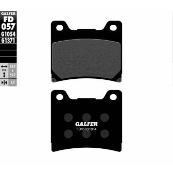 PASTILLAS FRENO GALFER FD057-G1054 (SEMI-METÁLICAS)