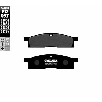 PASTILLAS FRENO GALFER FD097-G1054 (SEMI-METÁLICAS)