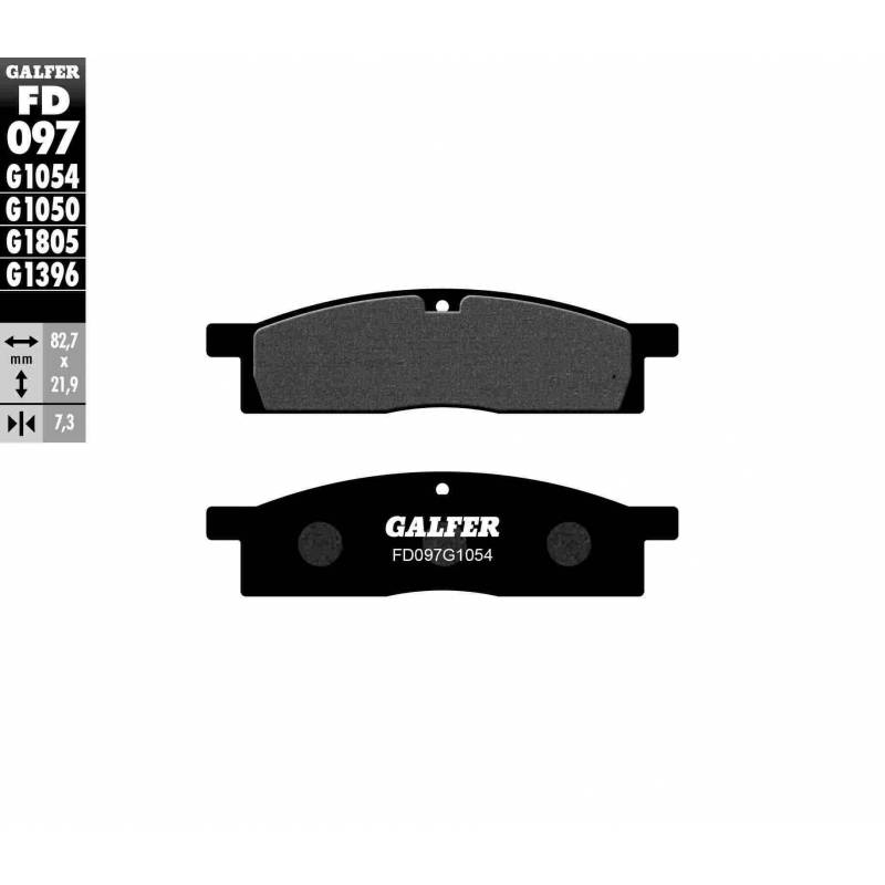 PASTILLAS FRENO GALFER FD097-G1054 (SEMI-METÁLICAS)