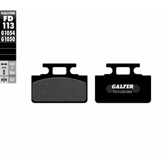 PASTILLAS FRENO GALFER FD113-G1054 (SEMI-METÁLICAS)